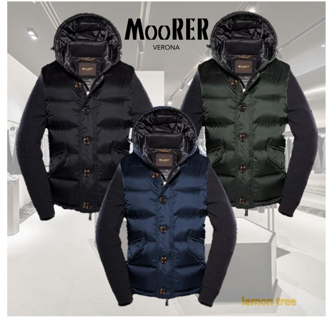 FOSCOLO-SHM in BLACK: Luxury Italian Bombers for Men | MooRER®