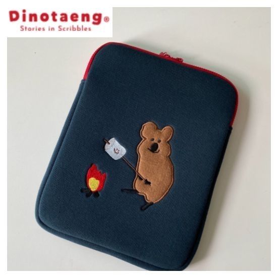 ☆韓国の人気☆DINOTAENG☆I'm Marsh! IPAD/LAPTOP POUCH☆ Dinotaeng I'm Marsh! IPAD / Laptop Pouch 平板保護套