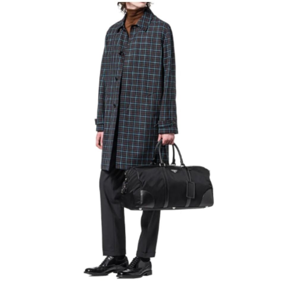 PRADA ナイロンxサフィアーノレザー ダッフルバッグ (PRADA/ボストン PRADA ナイロンxサフィアーノレザー ダッフルバッグ (PRADA/ボストン