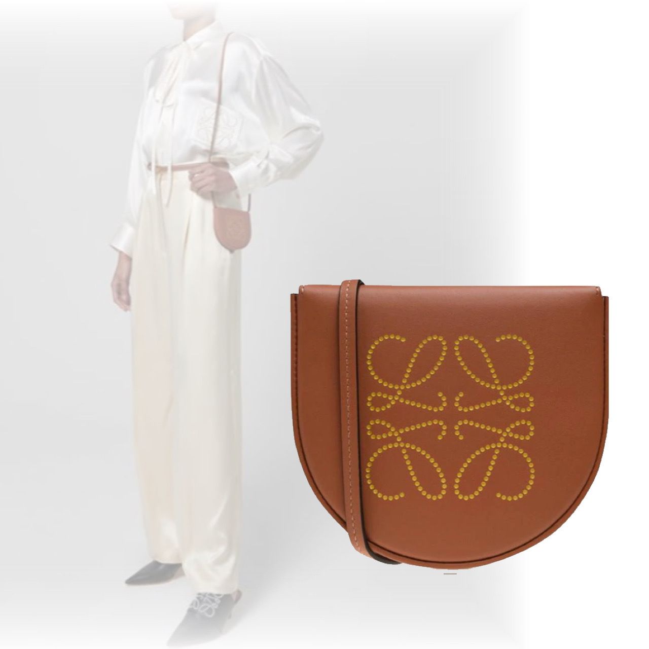 LOEWE ヒールポーチ ミニ ショルダーバッグ