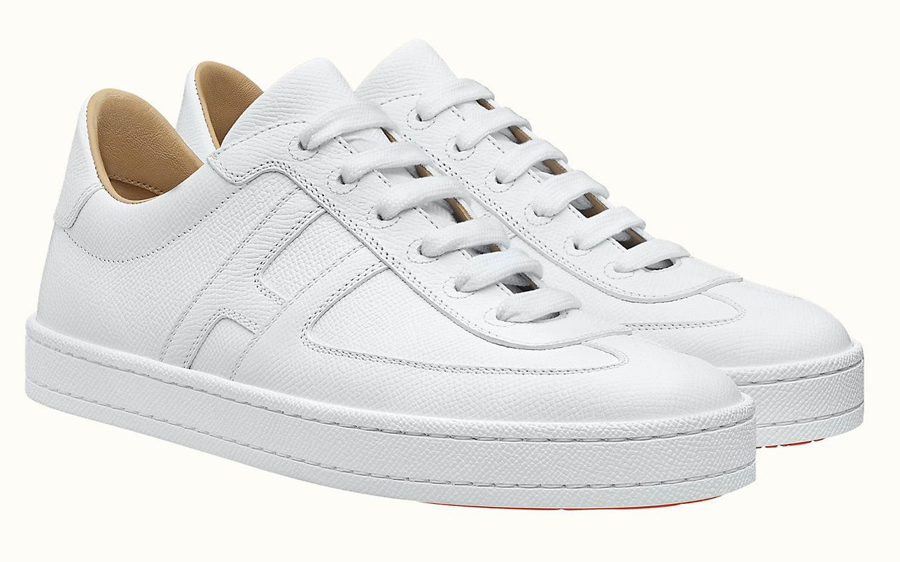 入手困難 ◇HERMES直営店◇希少!エレガント☆Boomerang sneaker ...