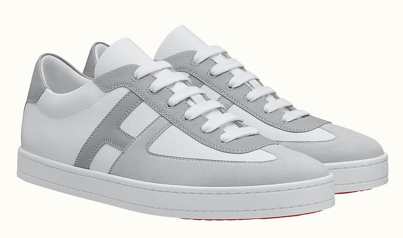 入手困難 ◇HERMES直営店◇希少!エレガント☆Boomerang sneaker ...