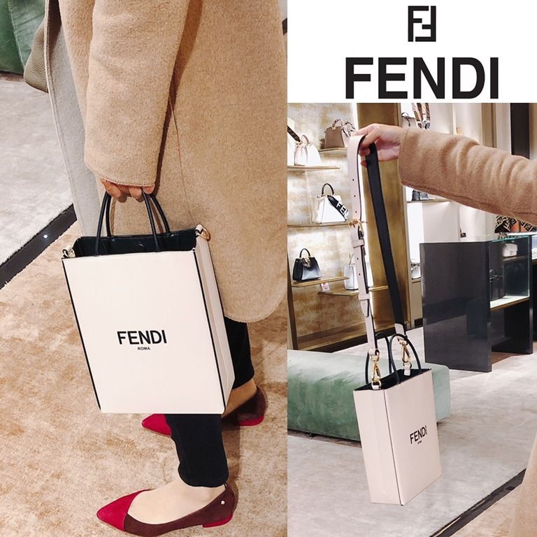 希少!すぐ届く*FENDI フェンディ ショッピングバッグ スモール (FENDI 希少!すぐ届く*FENDI フェンディ ショッピングバッグ スモール (FENDI