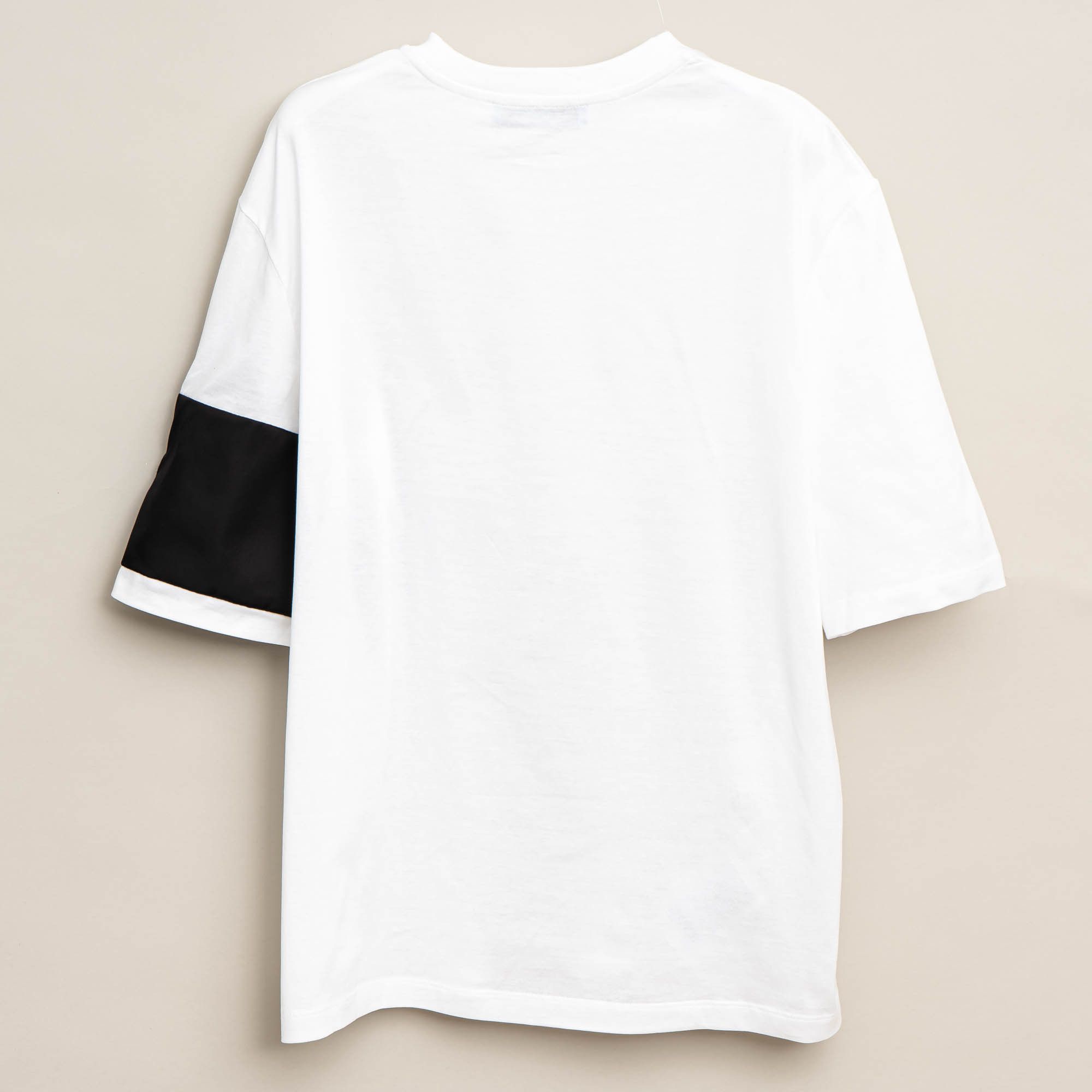関税込PRADA 2020AW トライアングルロゴポーチ Tシャツ コットン ...