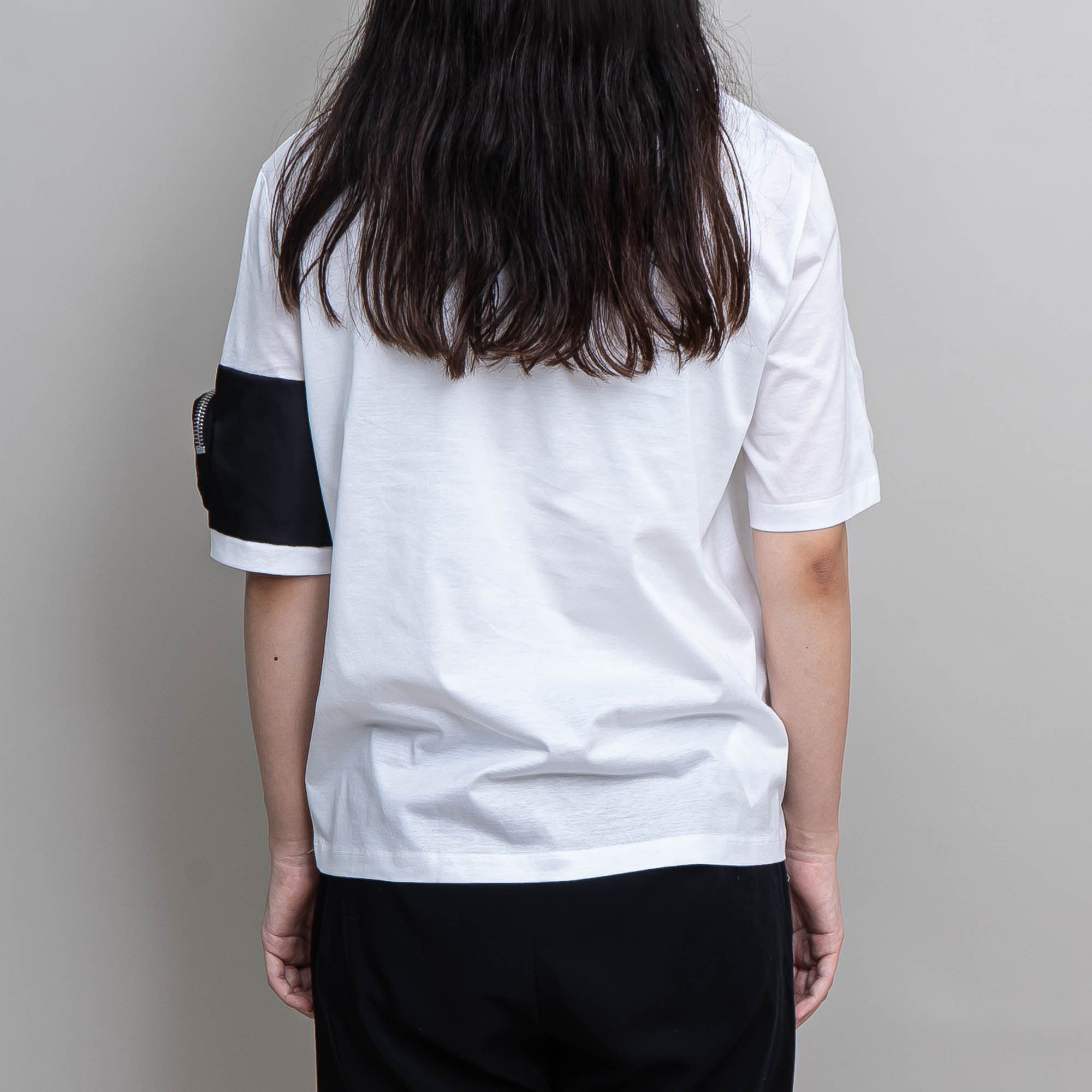 関税込PRADA 2020AW トライアングルロゴポーチ Tシャツ コットン ...
