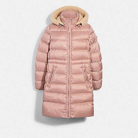 COACH】LONG SLIM PUFFER ロング スリム ダウンコート (Coach/ダウン ...