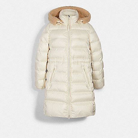 COACH】LONG SLIM PUFFER ロング スリム ダウンコート (Coach/ダウン ...