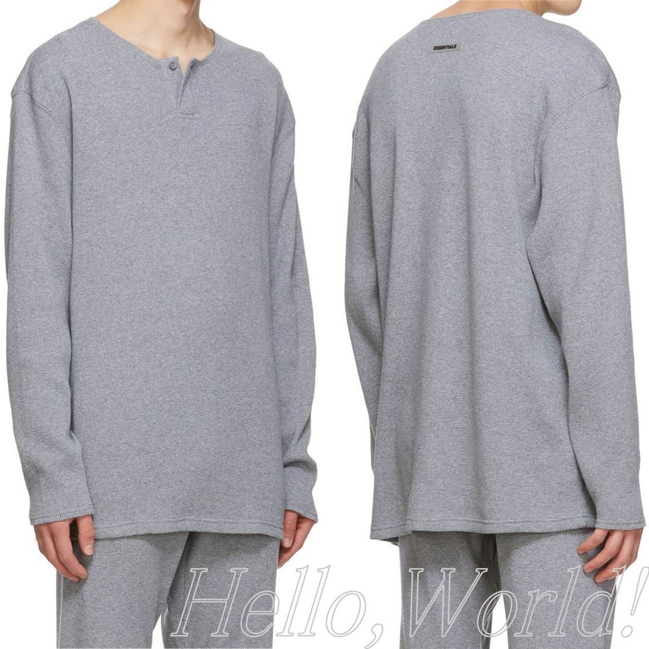 Fear of God ESSENTIALS サーマル ヘンリー コットン メンズ