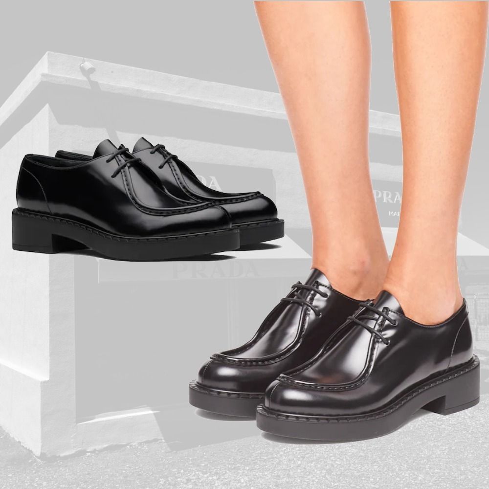 ファッション通販】 【PRADA】プラダ♡レースアップシューズ