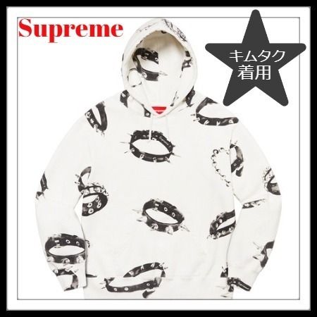 キムタク　私物　Supreme Studded Collars Hooded M