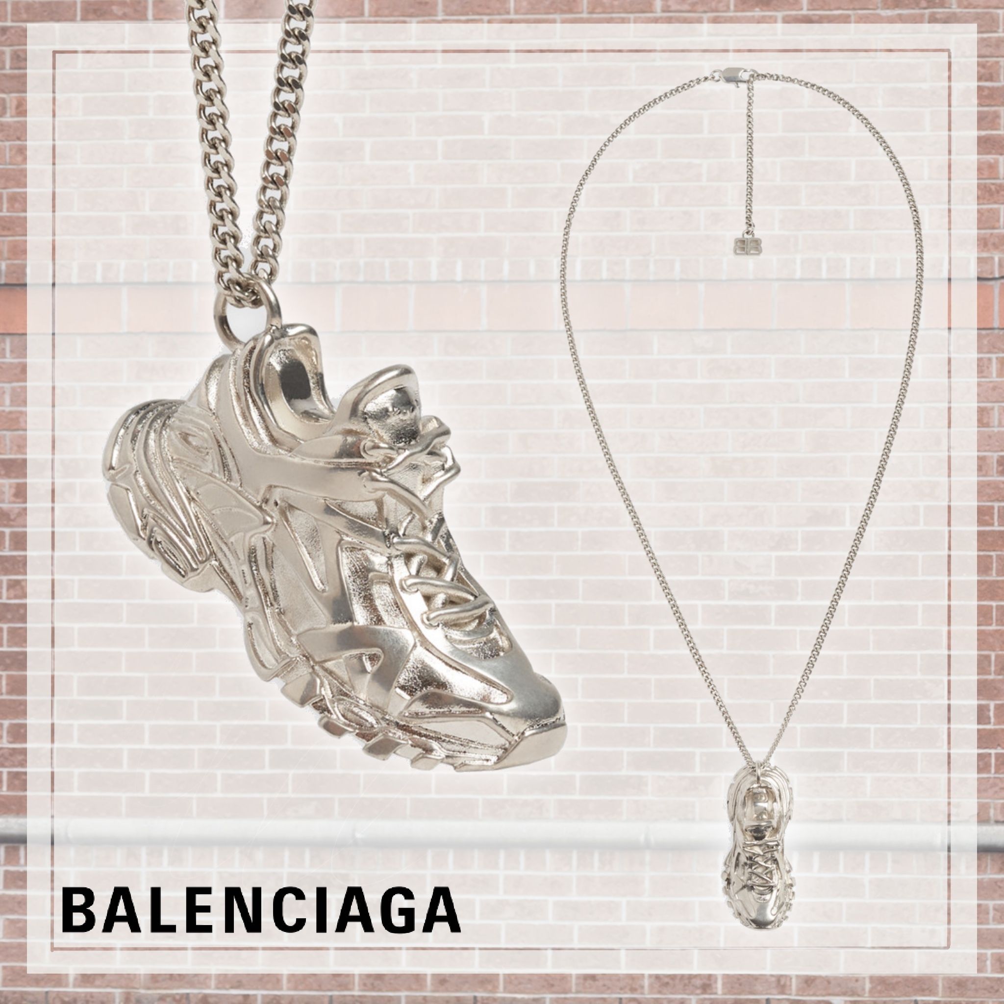 BALENCIAGA*シューズモチーフ チェーン ネックレス BALENCIAGA*シューズモチーフ チェーン ネックレス