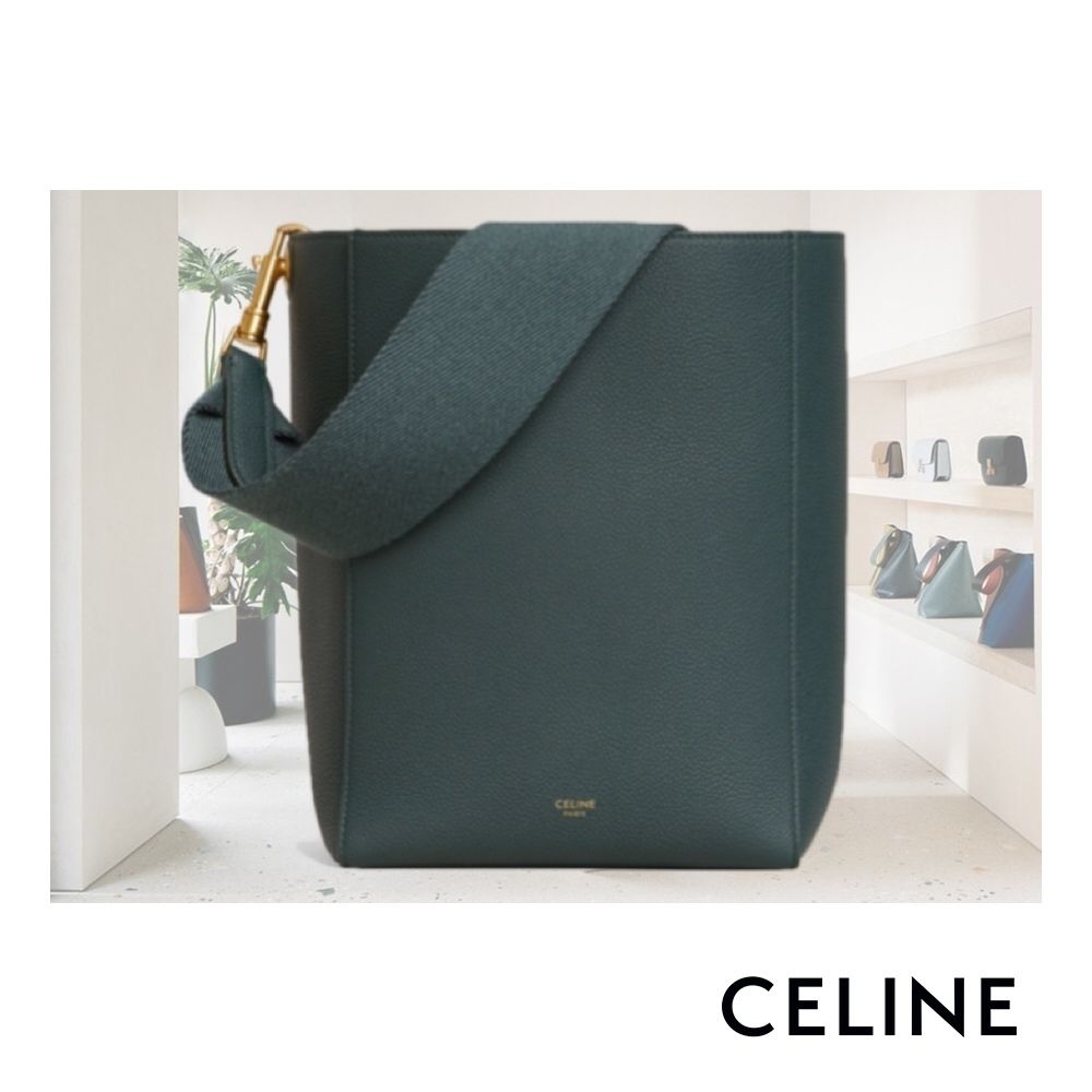 CELINE サングル バケット スモール カーフスキン アマゾン (CELINE CELINE サングル バケット スモール カーフスキン アマゾン (CELINE