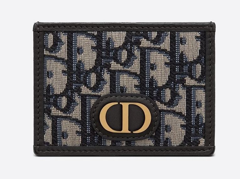 DIOR 30 MONTAIGNE フラットカードホルダー オブリーク すぐ届く (Dior ...