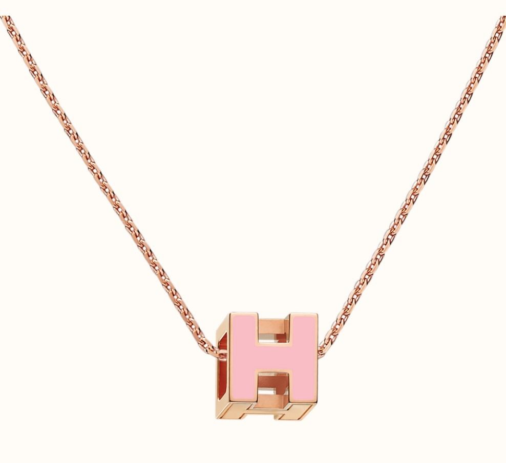 卸し売り購入 関税/送料込み【craftdlondon】ハピネス ペンダント 18k ネックレス・チョーカー 関税送料込☆HERMES☆有名人セレブ愛用 Cage d'H 男女兼用 (HERMES