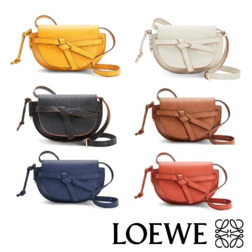 LOEWE 新作 ゲートデュアルバッグミニ ペブルグレインカーフ6色 (LOEWE ...