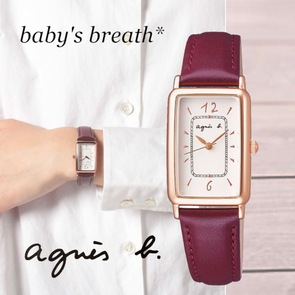 ギフトにも♪【国内即発☆agnes b.】FCSK915 スクエア型 腕時計 (Agnes ギフトにも♪【国内即発☆agnes b.】FCSK915 スクエア型 腕時計 (Agnes
