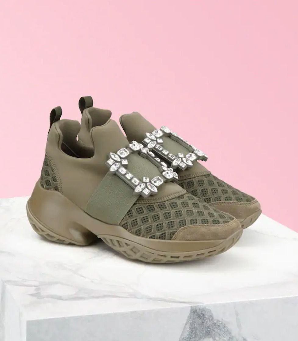 Roger Vivier】ヴィヴラン ストラス バックル スニーカー (Roger Roger Vivier】ヴィヴラン ストラス バックル スニーカー (Roger