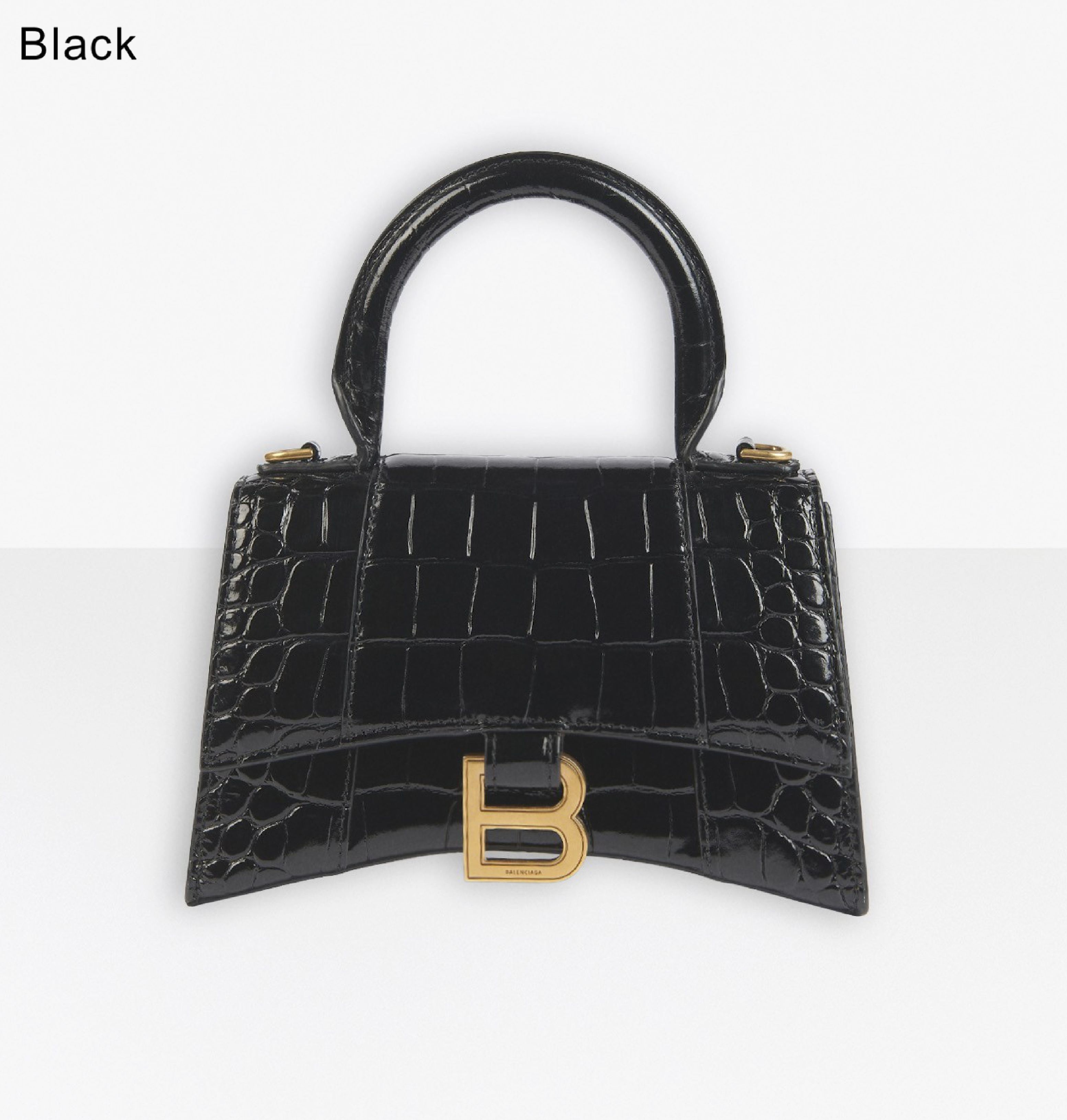 バレンシアガ アワーグラス XS トップ ハンド バッグ (BALENCIAGA ...