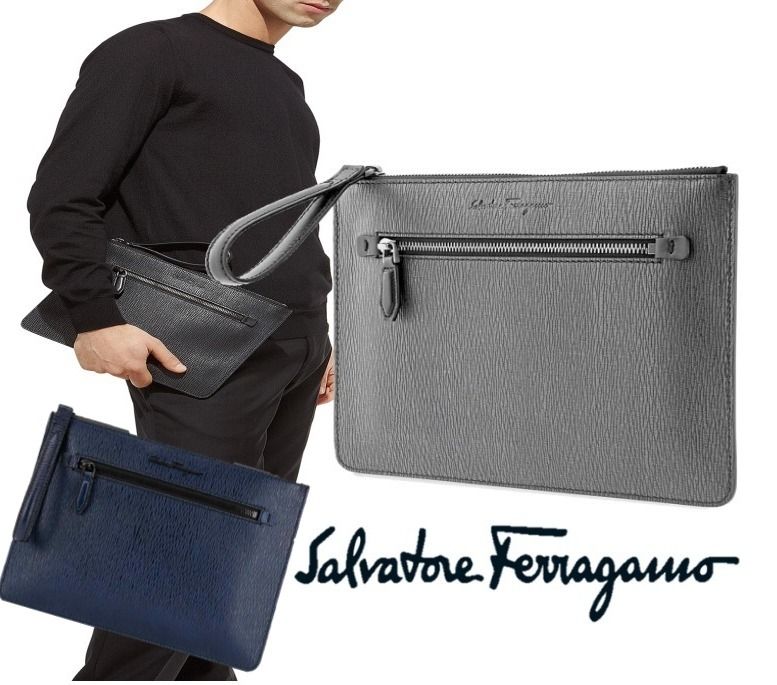 【在庫有】 ferragamo クラッチバッグ salvatore - クラッチバッグ