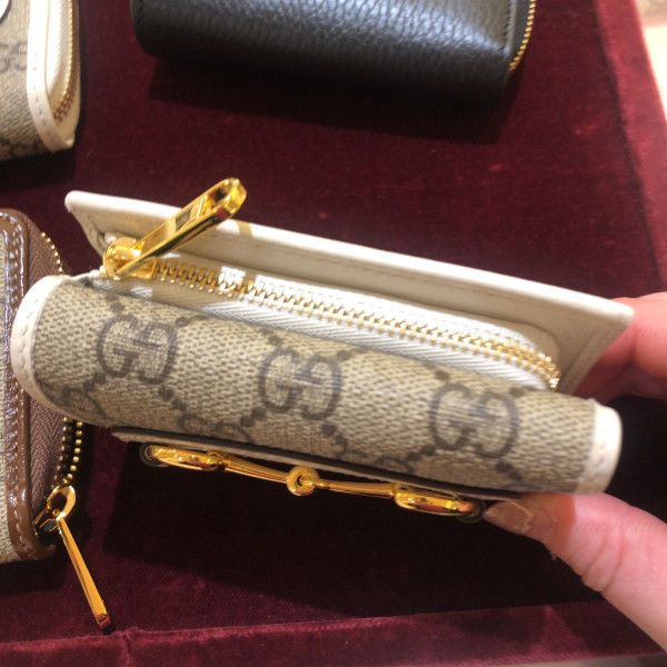 すぐ届く!☆グッチ国内発☆ホースビット 三つ折り財布 (GUCCI ...