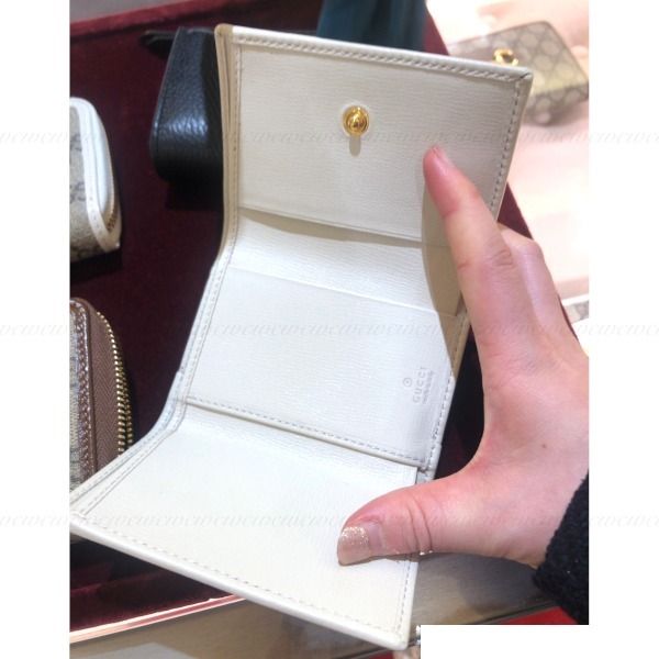 すぐ届く!☆グッチ国内発☆ホースビット 三つ折り財布 (GUCCI ...