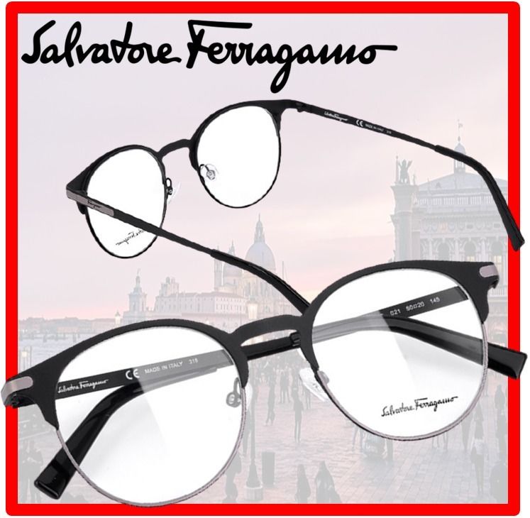 ファッショ Salvatore Ferragamo - Salvatore Ferragamo メガネ