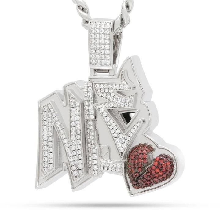 送料税込【NLE CHOPPA X KING ICE】NLE NECKLACE☆(2色 2サイズ