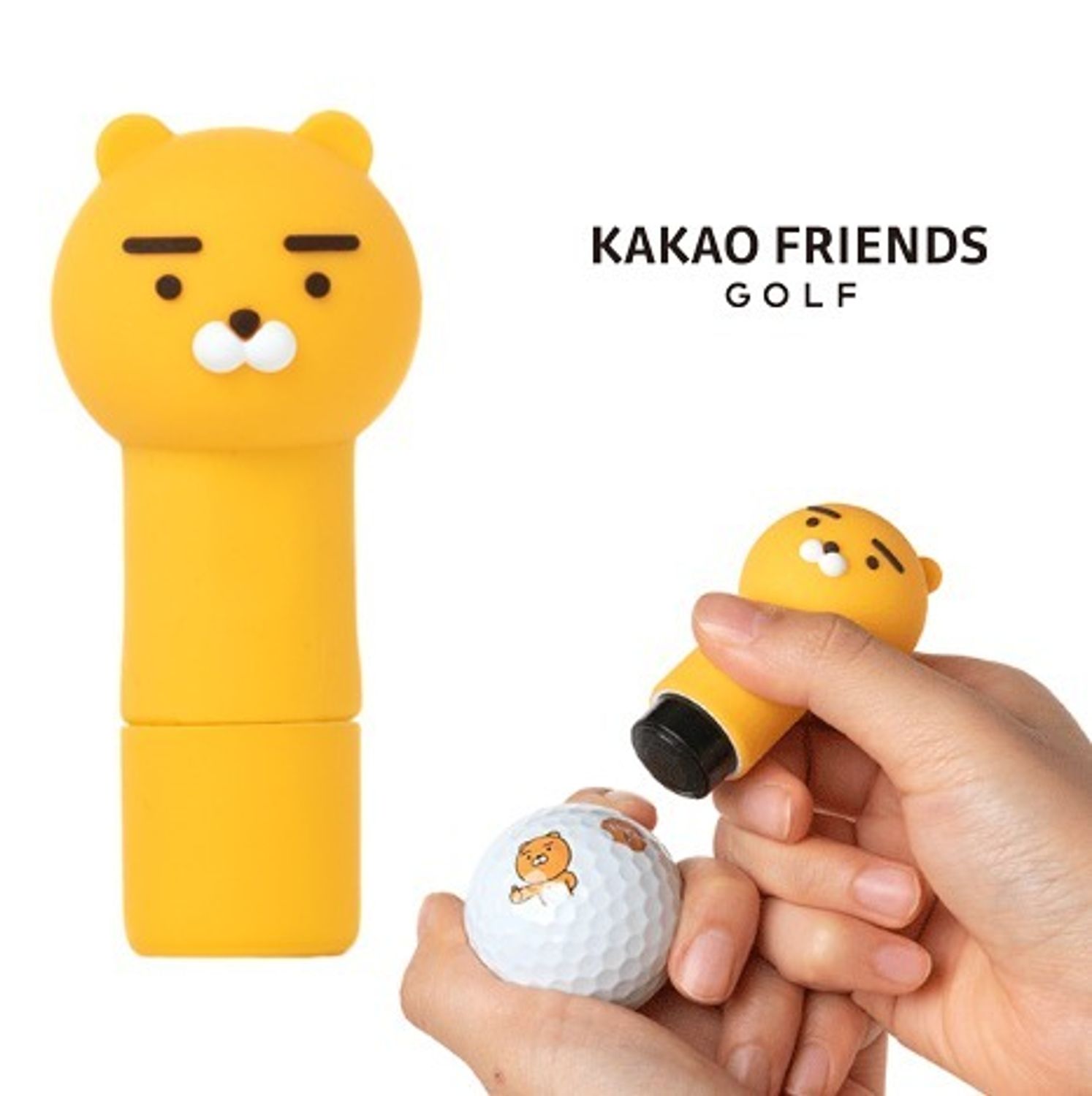 カカオフレンズゴルフ ボールスタンプ ライアン 送料無料 Kakao Friends ゴルフその他 Buyma