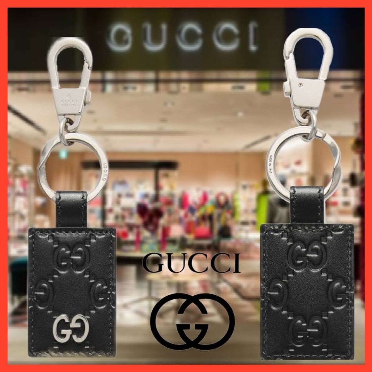 郊外 医療の 公平な Gucci キーホルダー メンズ シャックル 請願者 羊飼い