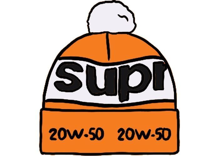 帽子Supreme  Garage Beanie orange ニット帽