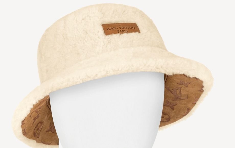 ♯ギフトにも【Vuitton】NEW!モダンクラシック☆SHEARLING HAT (Louis ...