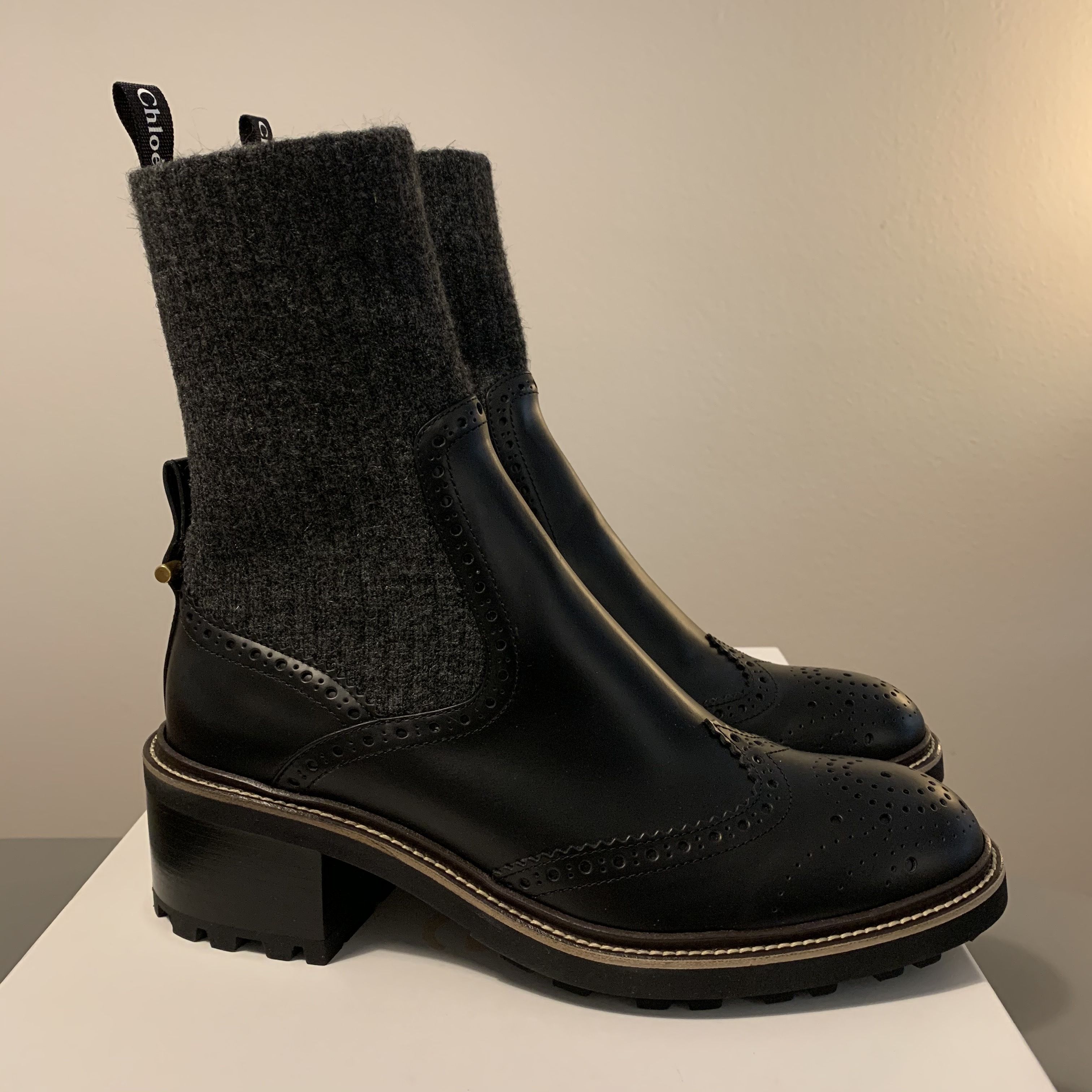 SALE!!】お早めに!▽クロエ▽フランヌソックスアンクルブーツ (Chloe ...