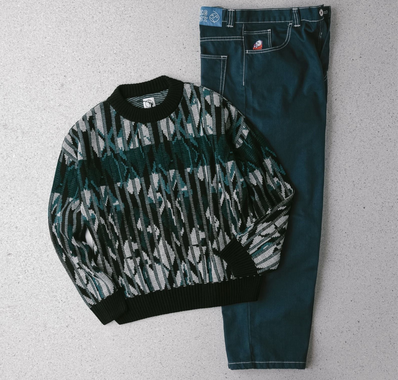 関税込/Polar Skate Co.* Paul Knit セーター (Polar Skate Co/ニット 関税込/Polar Skate Co.* Paul Knit セーター (Polar Skate Co/ニット