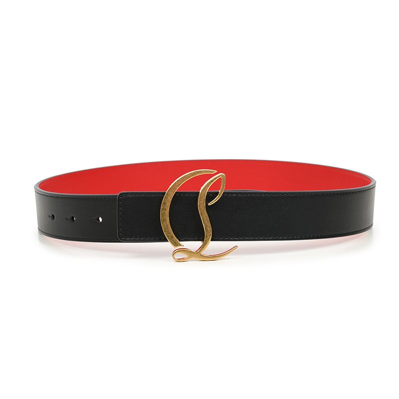 ○★新品 未使用 Christian Louboutin ルビクリックベルト 黄 ○☆新品 未使用 Christian Louboutin ルビクリックベルト 黄