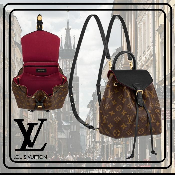 新作20AW☆LV☆ バックパック モンスリ NM BB モノグラム 黒 (Louis ...