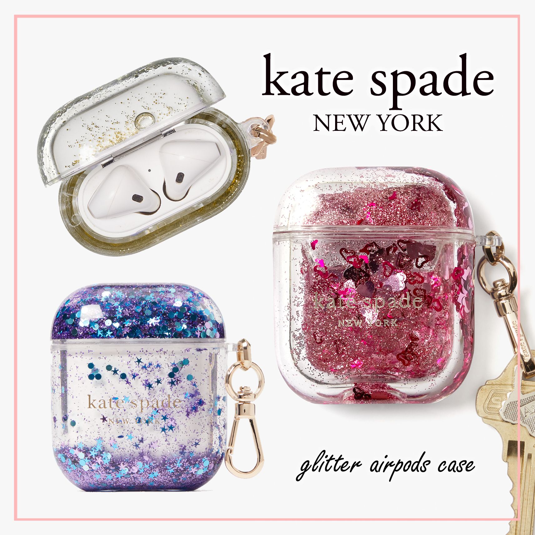 国内発送】glitter airpods case セール (kate spade new york/テック ...