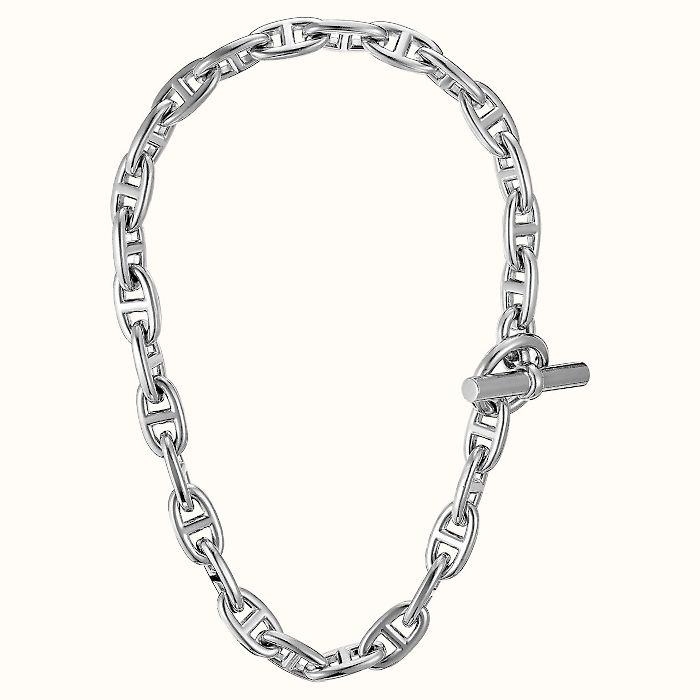 HERMES エルメス Chaine d'Ancre シェーヌダンクル ネックレス L HERMES エルメス Chaine d'Ancre シェーヌダンクル ネックレス L