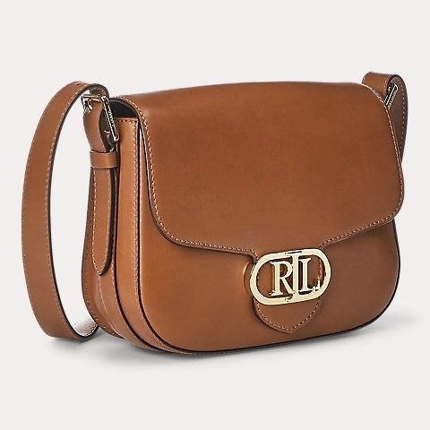 国内発送* NEW RL Leather Medium Addie Crossbody (Ralph Lauren ...