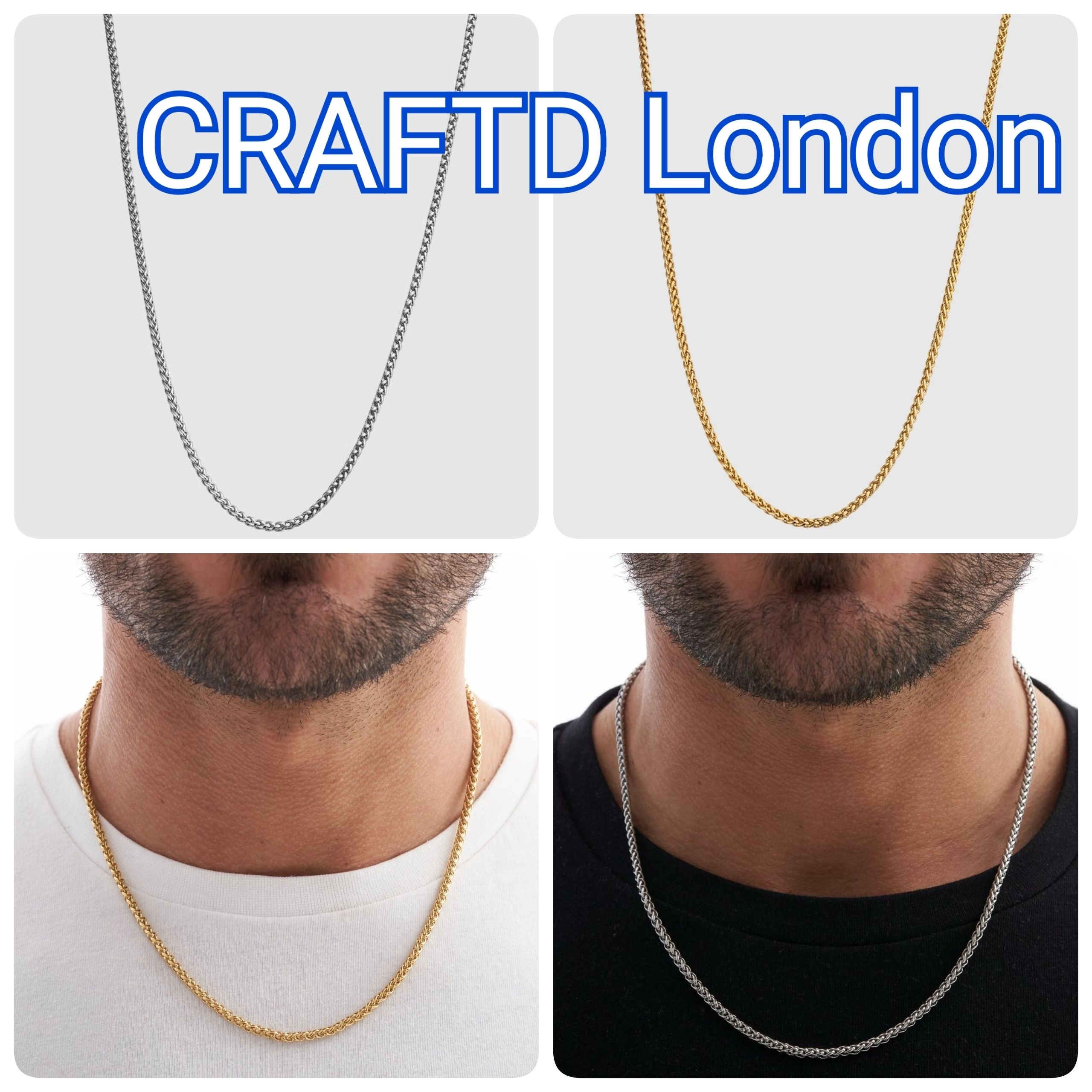 CRAFTD London チェーン18K ネックレス 3mm 関税・送料込 (CRAFTD