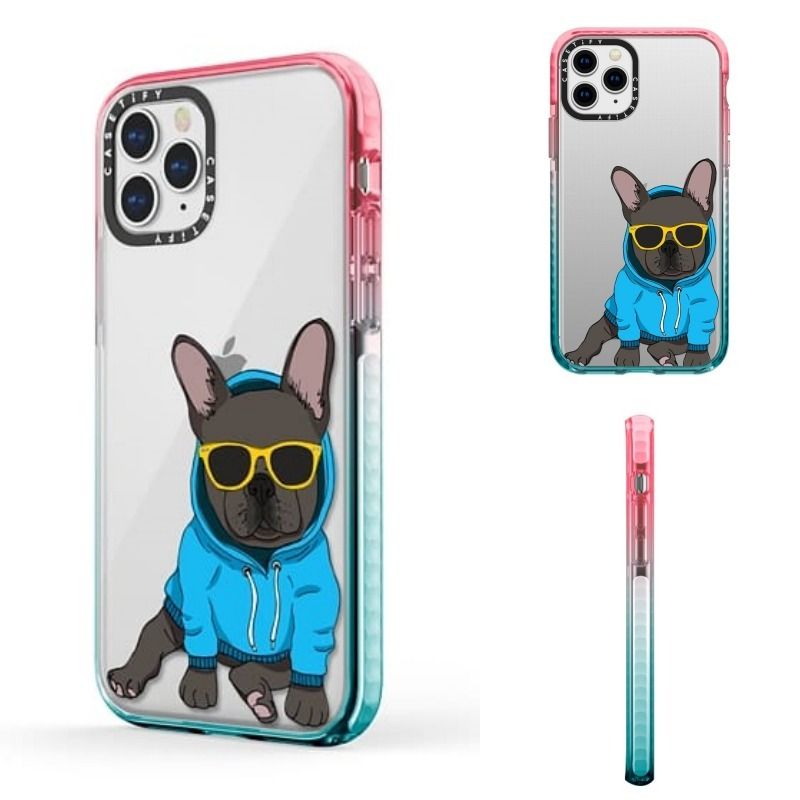 Casetify/ *大人気 犬好きフレンチブル プリント iPhoneケース Casetify/ *大人気 犬好きフレンチブル プリント iPhoneケース