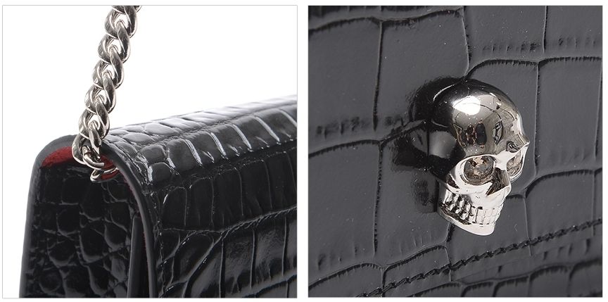 alexander mcqueen☆スカル ショルダーバッグ_613088 1HB0I 1001 alexander mcqueen☆スカル ショルダーバッグ_613088 1HB0I 1001