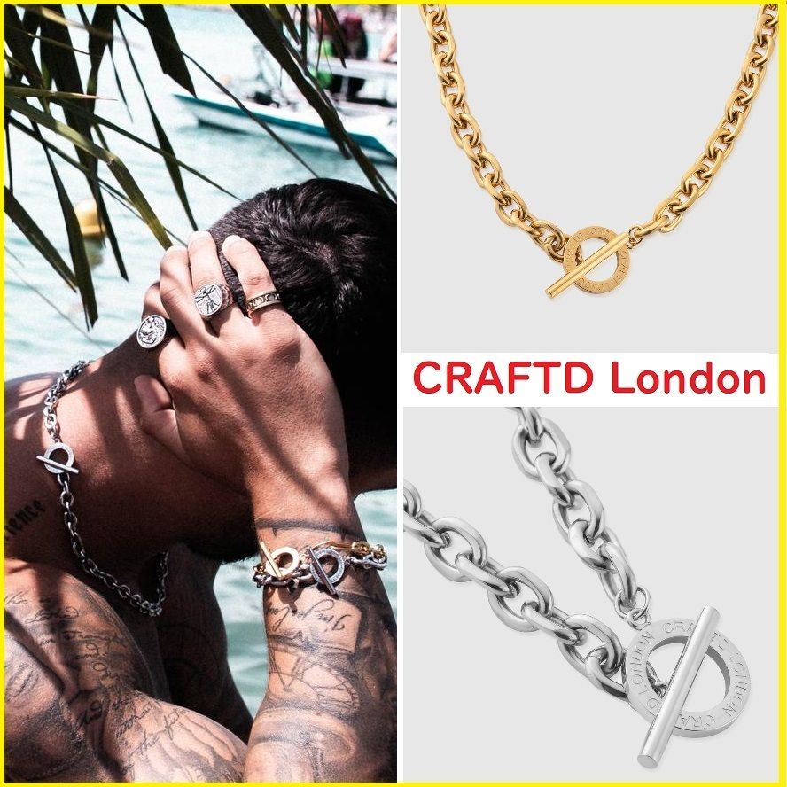 CRAFTD London☆太めチェーン&トグル☆メンズ ネックレス (CRAFTD