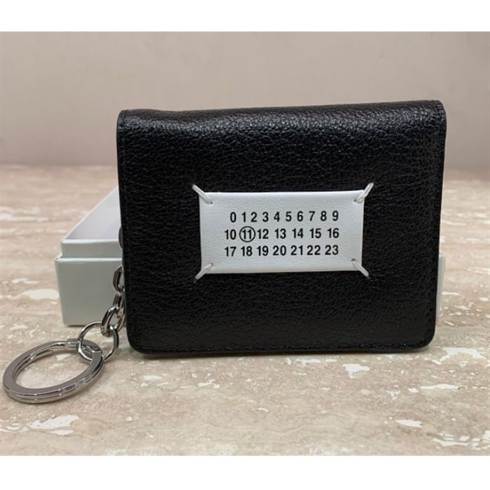 マルジェラ直営◇カードホルダー◇数字ロゴ◇キーチェーン付き (Maison マルジェラ直営◇カードホルダー◇数字ロゴ◇キーチェーン付き (Maison