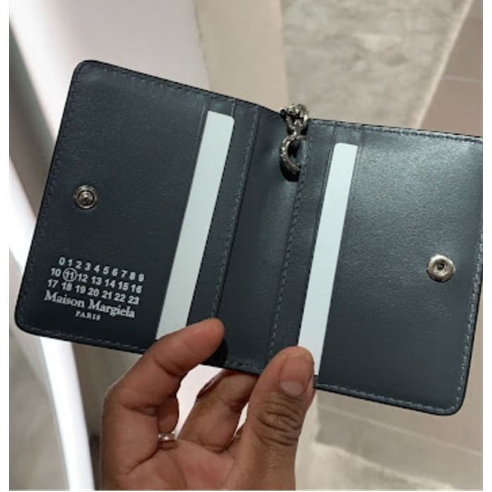マルジェラ直営◇カードホルダー◇数字ロゴ◇キーチェーン付き (Maison マルジェラ直営◇カードホルダー◇数字ロゴ◇キーチェーン付き (Maison