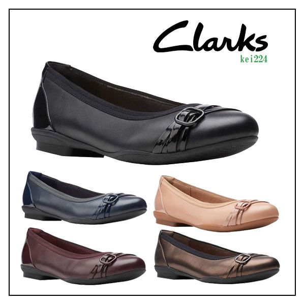 Clarks(クラークス)☆サラチューリップバレエフラット (Clarks/バレエ ...