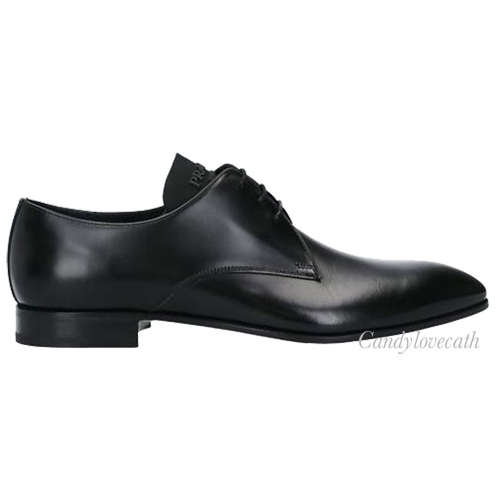 PRADA ブラッシュドレザー ダービーシューズ (PRADA/ドレスシューズ PRADA ブラッシュドレザー ダービーシューズ (PRADA/ドレスシューズ