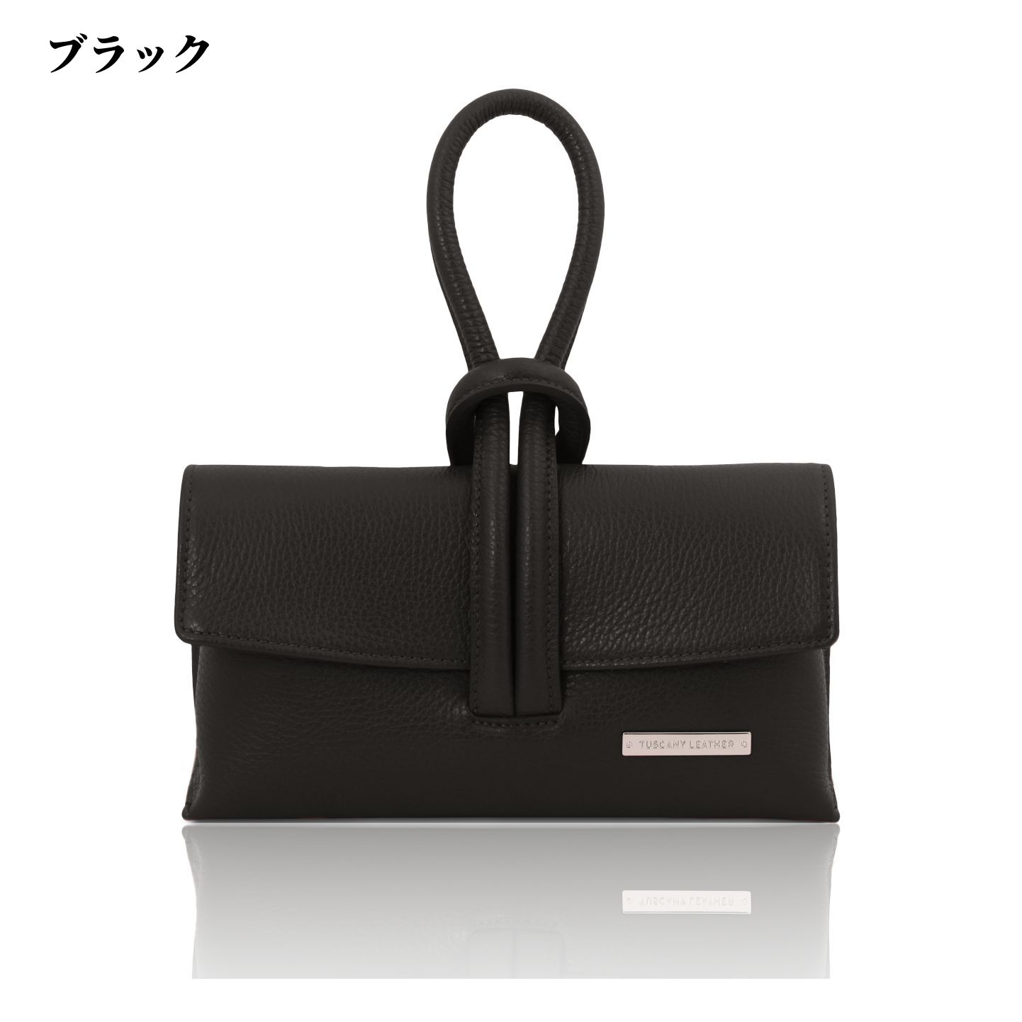 25AW◆日本未入荷 イタリア製レザーポシェットTUSCANY LEATHER イタリア◇日本未入荷TuscanyLeatherレザー巾着ショルダーバッグ
