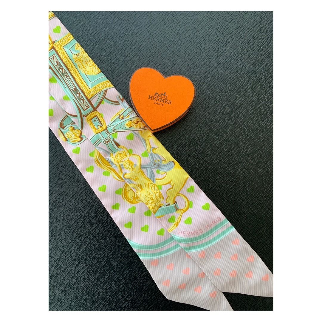 エルメスハートツイーリ留め☆希少ゴールド-