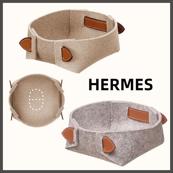 新作 HERMES エルメス 小物入れ フェルトトレー - 小物入れ
