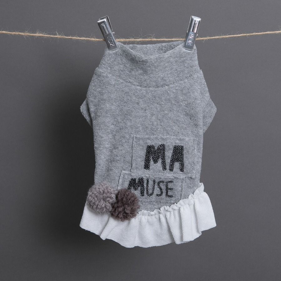 Louis dog】Ma Muse Couture XS~XLサイズ(グレー) (Louis dog/ペット ...